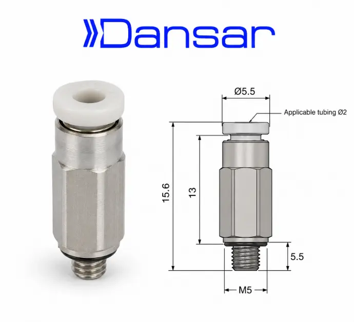 Conexión Rápida Recto Macho 4mm a M3 (copia)