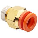 Conexión Rápida Recto Macho 3/8" a 1/4" PT