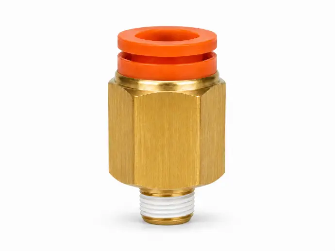 Conexión Rápida Recto Macho 3/8" a 1/8" NPT