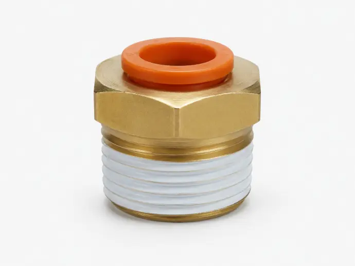 Conexión Rápida Recto Macho 3/8" a 1/2" NPT