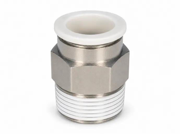 Conexión Rápida Recto Macho 16mm a 1/2" PT