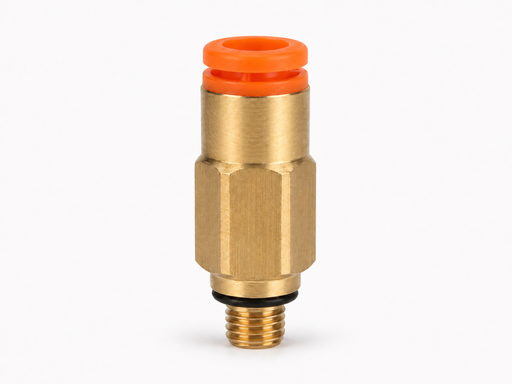 [KQ2H01-32A] Conexión Rápida Recto Macho 1/8" O.D. a 10/32" UNF (Latón)