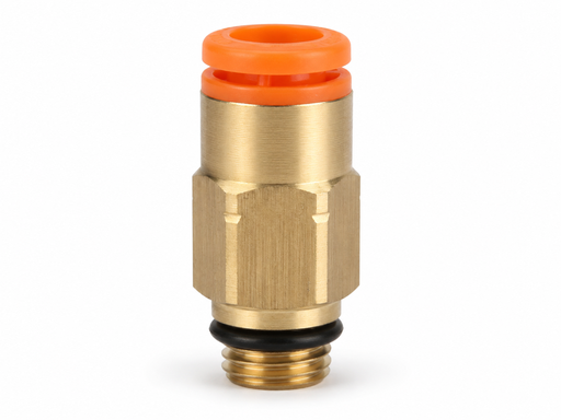 [KQ2H01-34AS] Conexión Rápida Recto Macho 1/8" O.D. a 1/8" NPT (Latón)