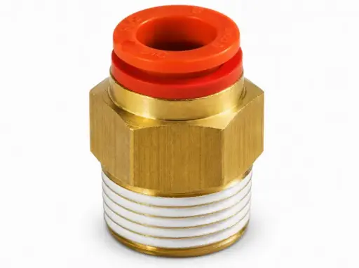 [KQ2H09-36AS] Conexión Rápida Recto Macho 5/16" a 3/8" NPT