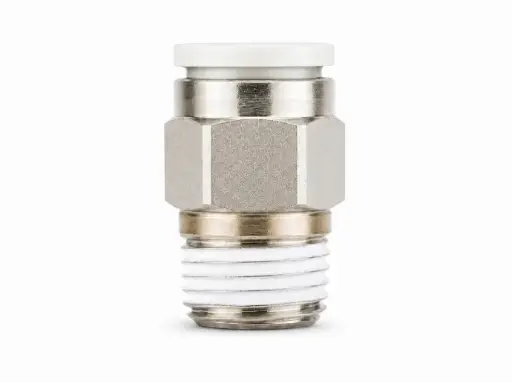 [KQ2H10-01NS] Conexión Rápida Recto Macho 10mm a 1/8" PT