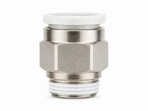 [KQ2H12-02NS] Conexión Rápida Recto Macho 12mm a 1/4" PT