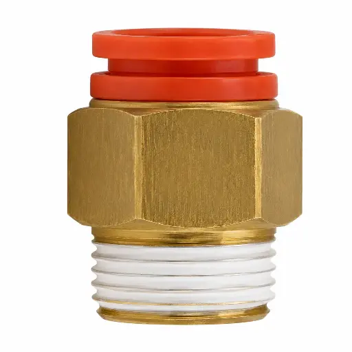 [KQ2H13-36AS] Conexión Rápida Recto Macho 1/2" a 3/8" NPT