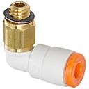 [KQ2L01-M5A] Conexión Rápida Codo Macho 1/8" O.D. a M5 (Latón)