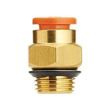 [KQ2H07-U01A] Conexión Rápida Recto Macho 1/4" O.D. a 1/8" UNF (Latón)