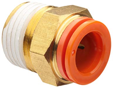 [KQ2H13-03AS] Conexión Rápida Recto Macho 1/2" O.D. a 3/8" PT (Latón)